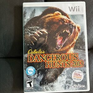 Cabela's Dangerous Hunts 2013 Wii Game - Brown and Black